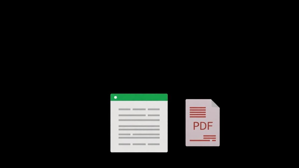 Convert Excel Spreadsheets Into Professional PDF Files