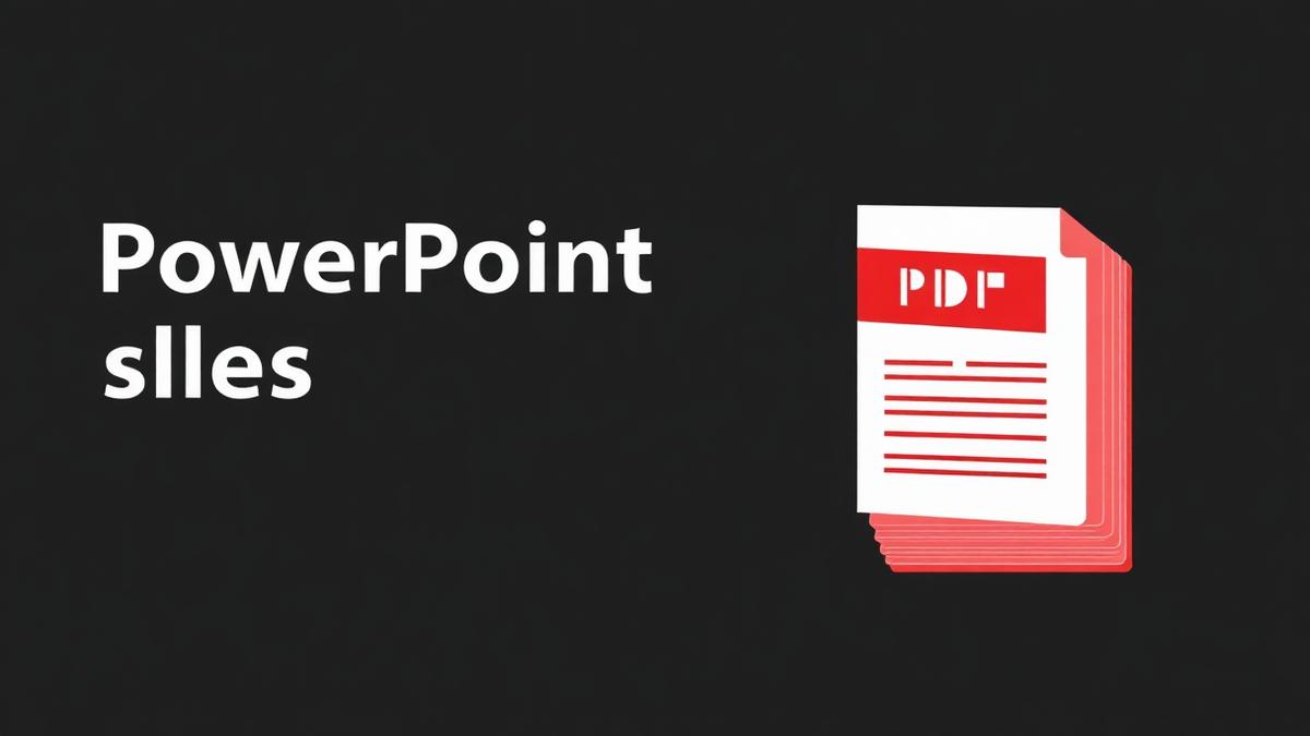 Convert PowerPoint Presentations to PDF in Seconds